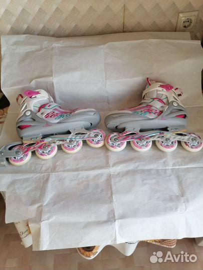 Роликовые коньки детские раздвижные размер 36-41