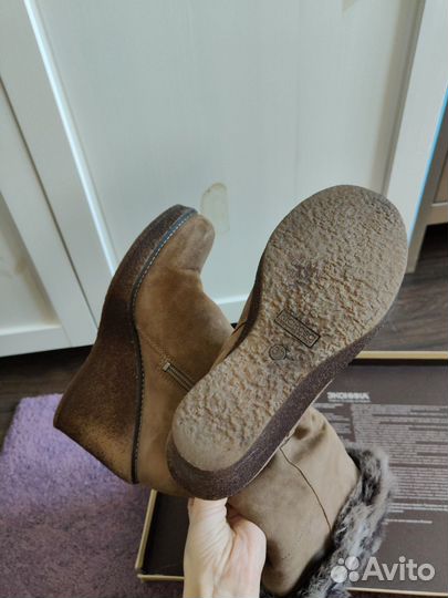 Зимние сапоги из натуральной кожи Эконика RiaRosa