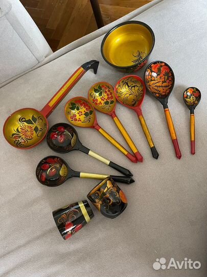 Посуда хохлома