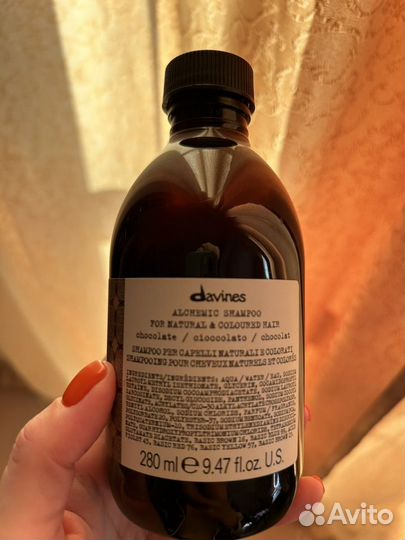 Davines shampoo chocolate оригинал б/у