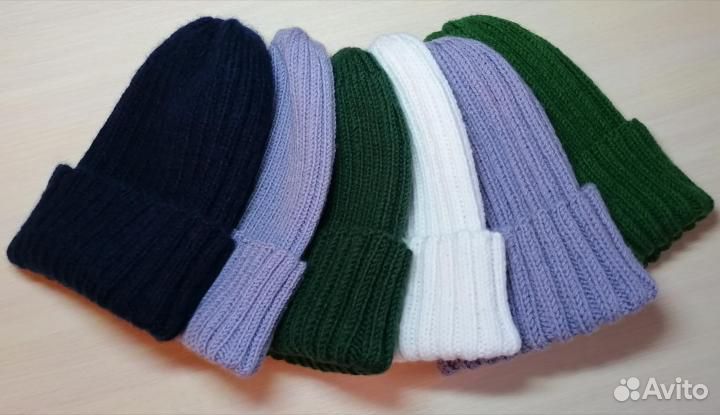 Шапка тыковка вязаная