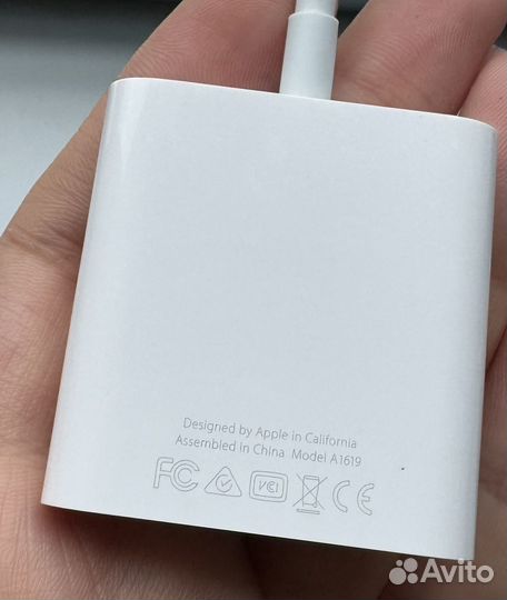 Разъем переходник Apple Lightning - USB/Lightning