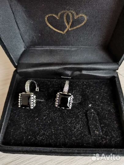 Серьги и набор из серебра