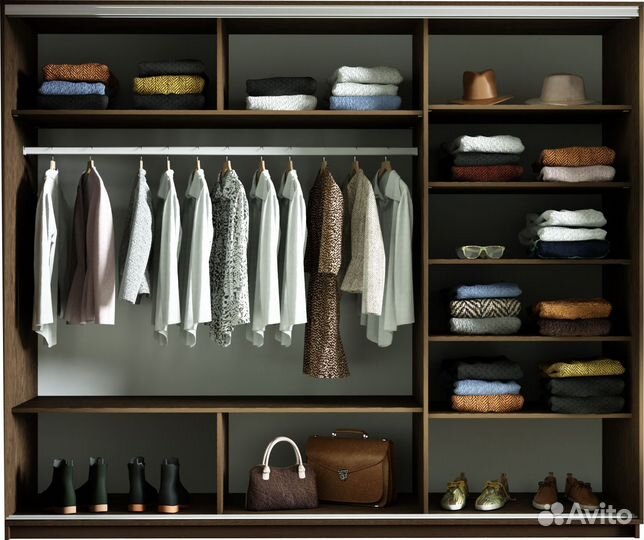 Шкаф купе с зеркалом