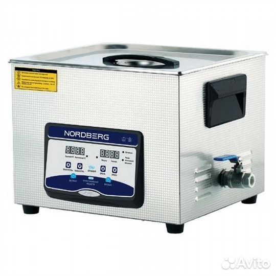 Ультразвуковая мойка с подогревом 15 л nordberg