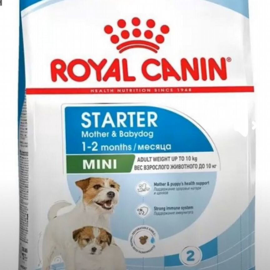 Корм для собак royal canin starter mini 3 кг