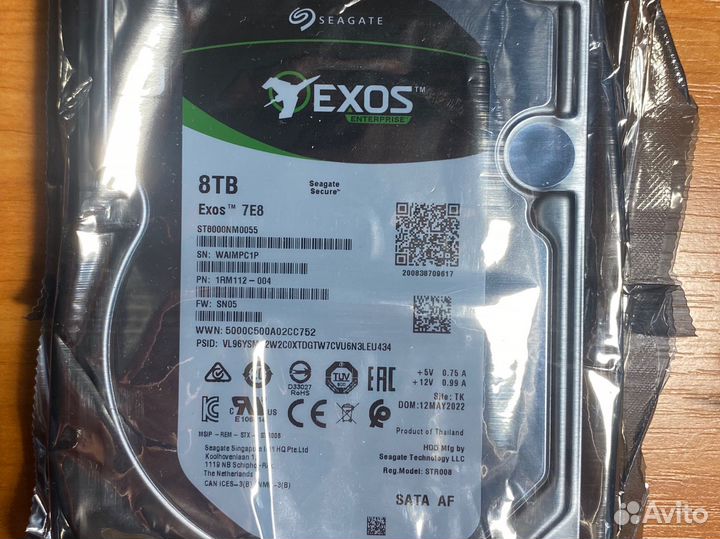 Жесткий диск seagete 8TB