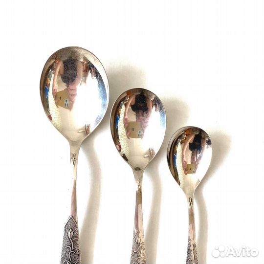 Набор столовых приборов времён СССР. 3 шт