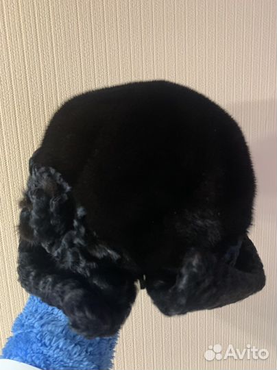 Шляпа норковая с каракулем