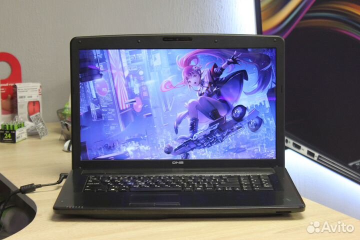 Ноутбук DNS большой экран 17.3