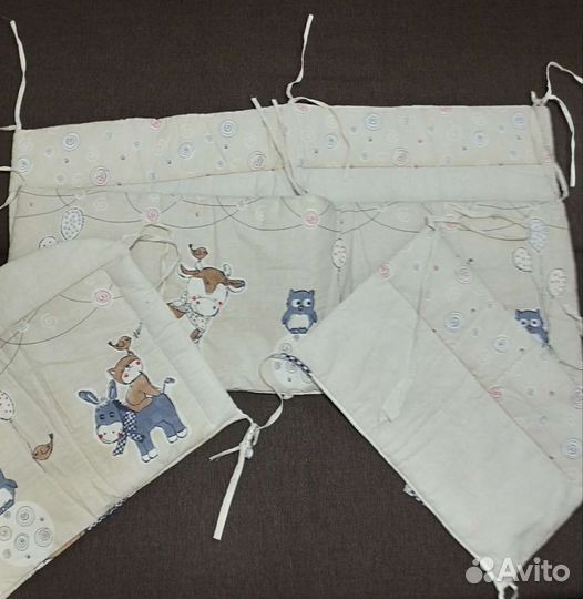 Бортики в детскую кроватку бу