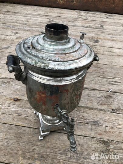 Самовар старый угольный