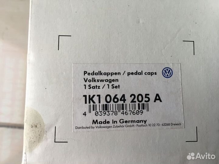 Педаль газа 1K1723503AJ Jetta Golf Passat CC