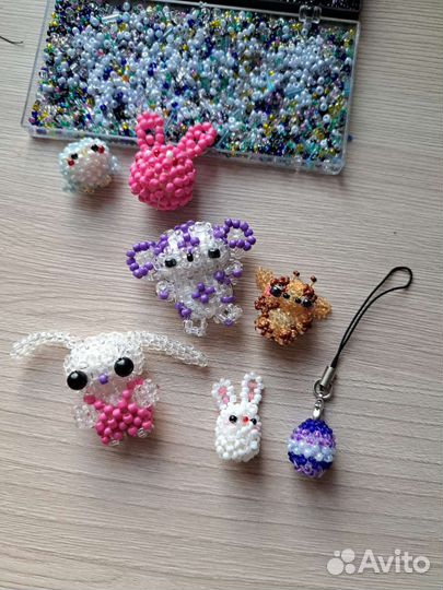 Брелоки из бисера