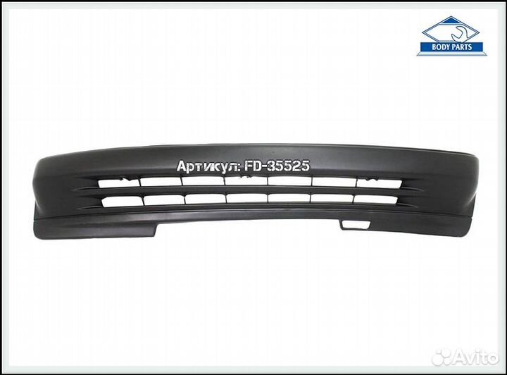 Передний бампер черный Suzuki Vitara