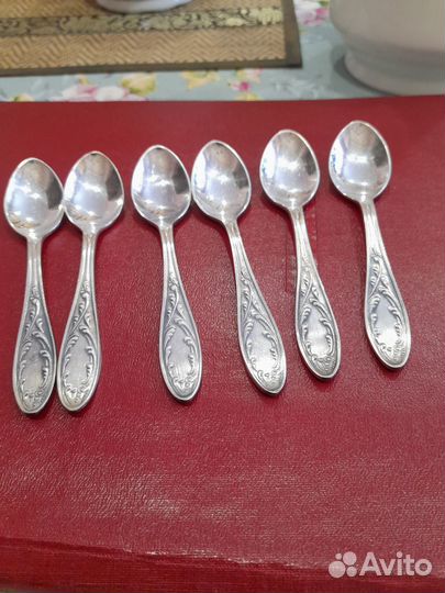 Кофейные ложки мельхиор