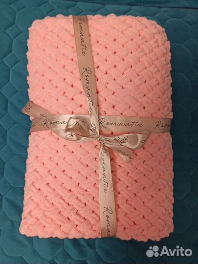 Плед детский вязаный