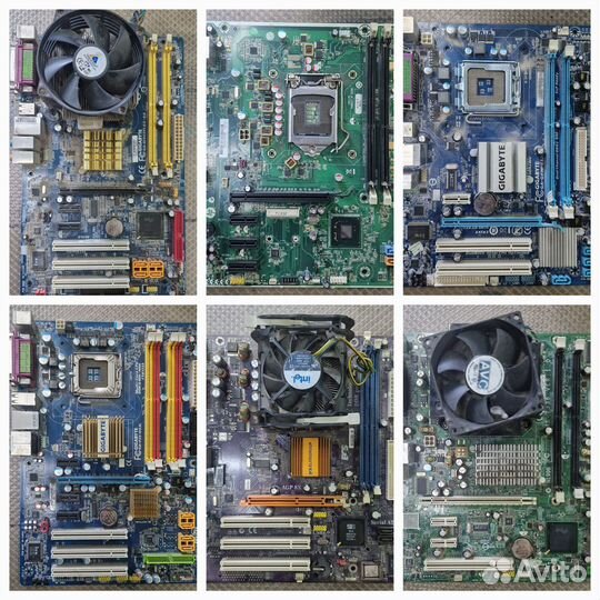 Материнские платы с процессором