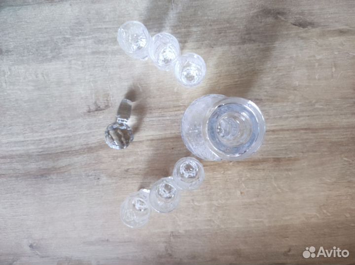 Графин хрустальный с рюмками
