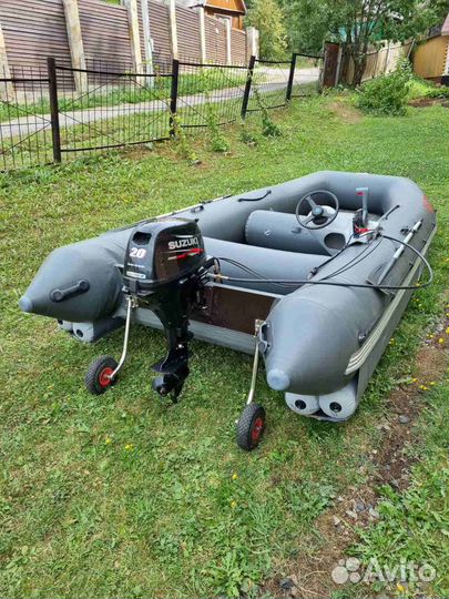 Лодка-катамаран Братан 460м и Suzuki DF20ARS