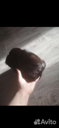 Норковая шапка мужская