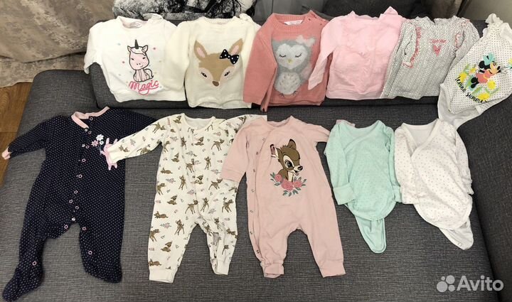 Вещи на девочку от 0 и до года