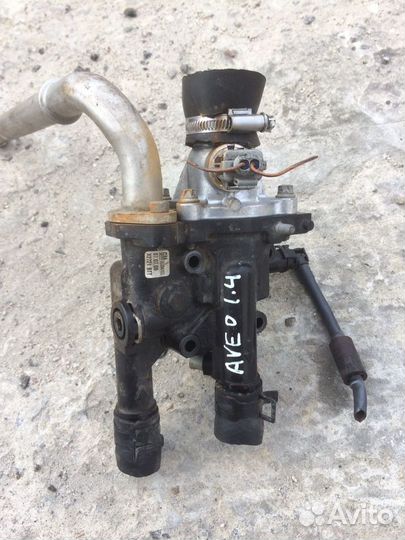 Корпус Термостата авео Т250 круз опель 1.4 1.6 1.8