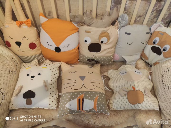 Бортики-подушки 