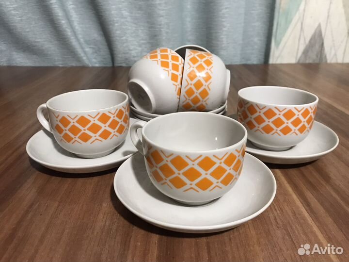 Кофейный сервиз Дулево СССР 1967г