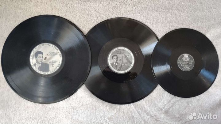 Пластинки патефонные Местная пр-ть г.Москва за все