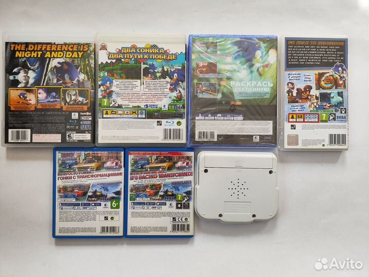 Коллекция Лицензионных Игр sega Sonic