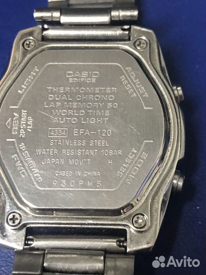 Часы Casio edifice efa 120
