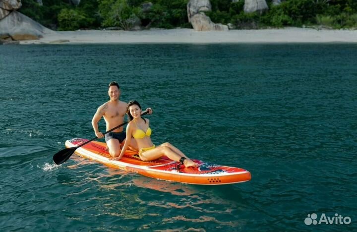 Sup board Fun Water koi сап борд доска с рыбкой