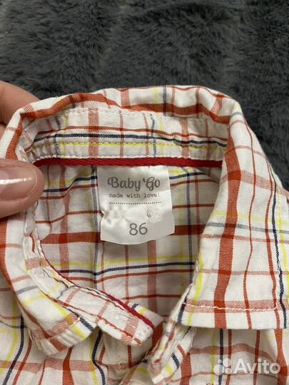 Рубашка с длинными рукавом