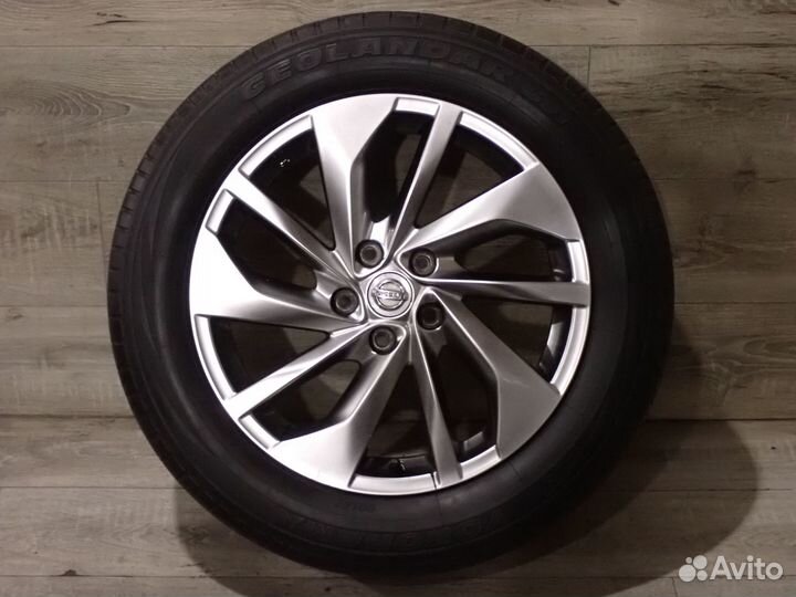 Комплект R18 колес Nissan X-Trail оригинал лето