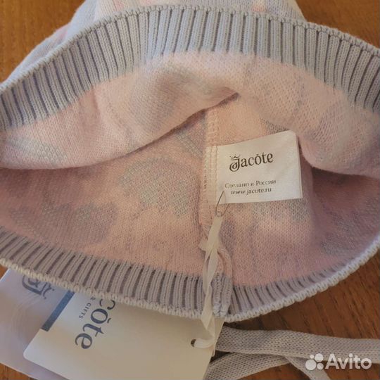 Шапка для девочки на весну осень 48-50,50-52