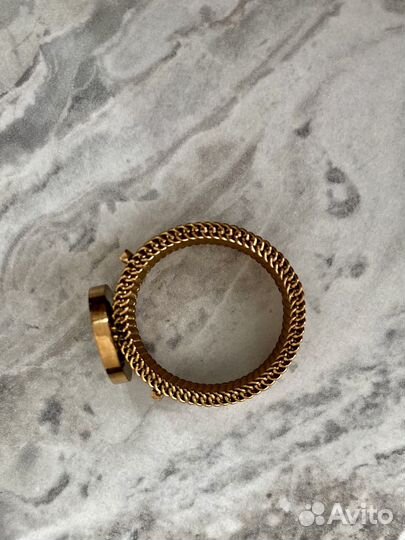 Кольцо с циферблатом под Bulgari