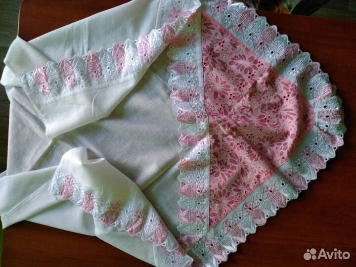 Распашонки, шапочки для девочки с 0-6мес