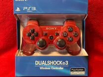 Новый красный Dualshock на PS3 с гироскопом