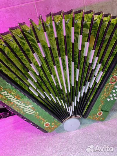 Гармонь Шуйская с заказной росписью и Регистр