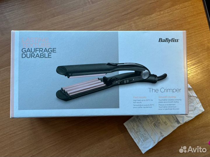 Щипцы гофре babyliss