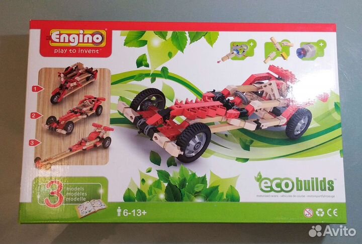 Конструктор Engino гоночный автомобиль