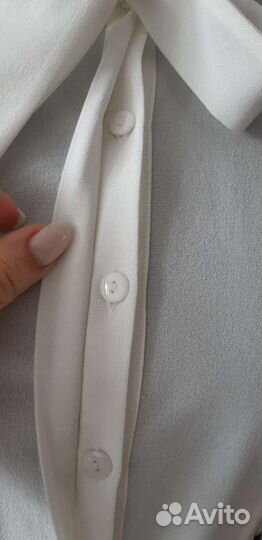 Блуза молочная вискоза Villagi р.42-44