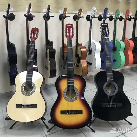 Гитары классические, акустические, электро новые