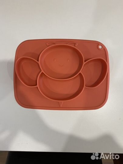 Силиконовая тарелка детская
