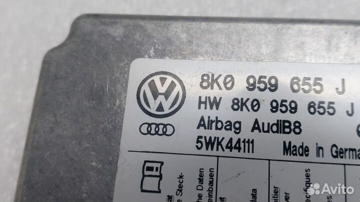 Блок управления AIR BAG Audi A4 8K2 caba 2010