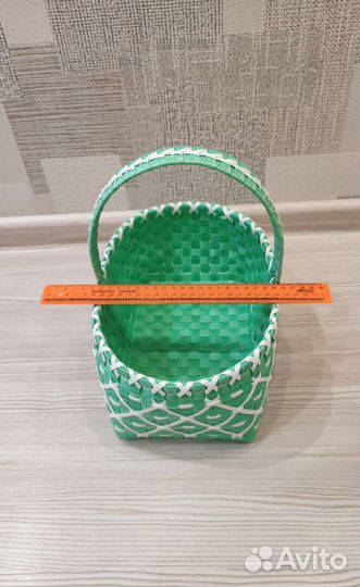 Корзина плетеная (в наличии, цвет на выбор)