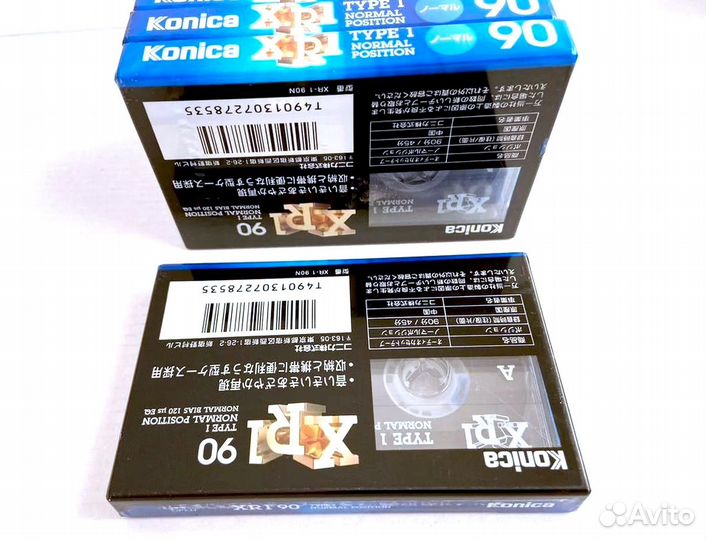 Аудиокассеты кассеты Konica XR 1 90 - 1994 г