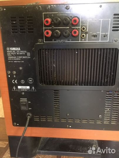Активный сабвуфер yamaha