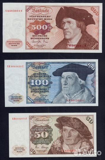Банкноты Германии (фрг) 1970-1980